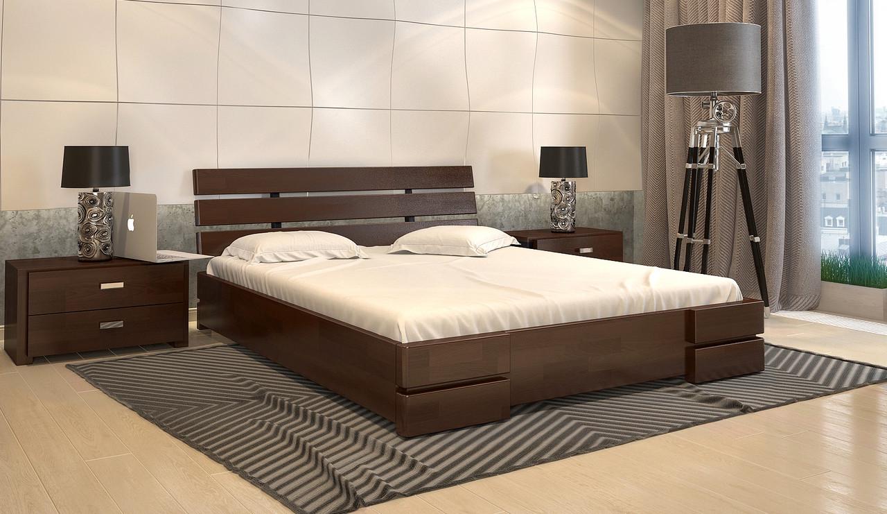 Кровать двухспальная деревянная Arbor Дали Люкс 160х200 см