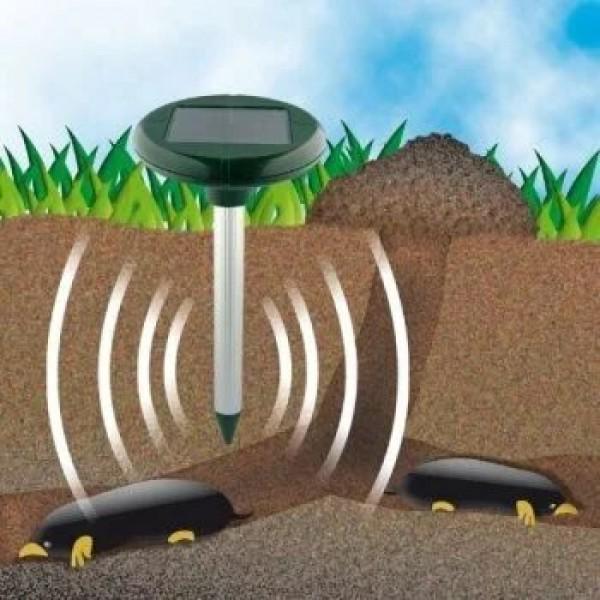 Ультразвуковой отпугиватель грызунов Solar Rodent Repeller на солнечной батарее  (MS185) - фото 4