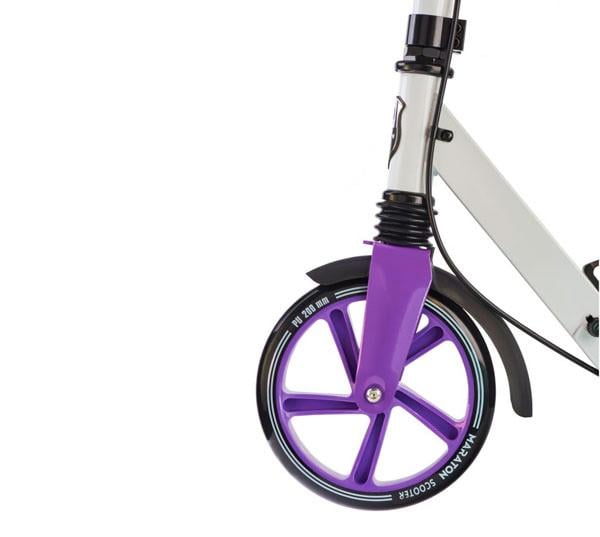 Самокат Maraton RIDER 2021 с фонариком Сиреневый - фото 6 Самокат Maraton RIDER 2021 с фонариком Сиреневый - фото 6