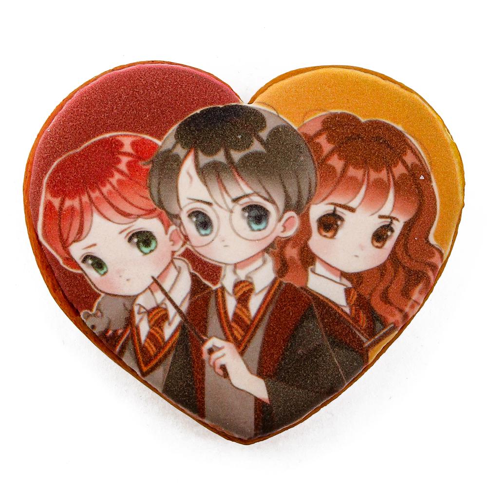 Пряник с принтом Крафт Печенье Гарри Поттер Гарри/Рон и Гермиона 45 г