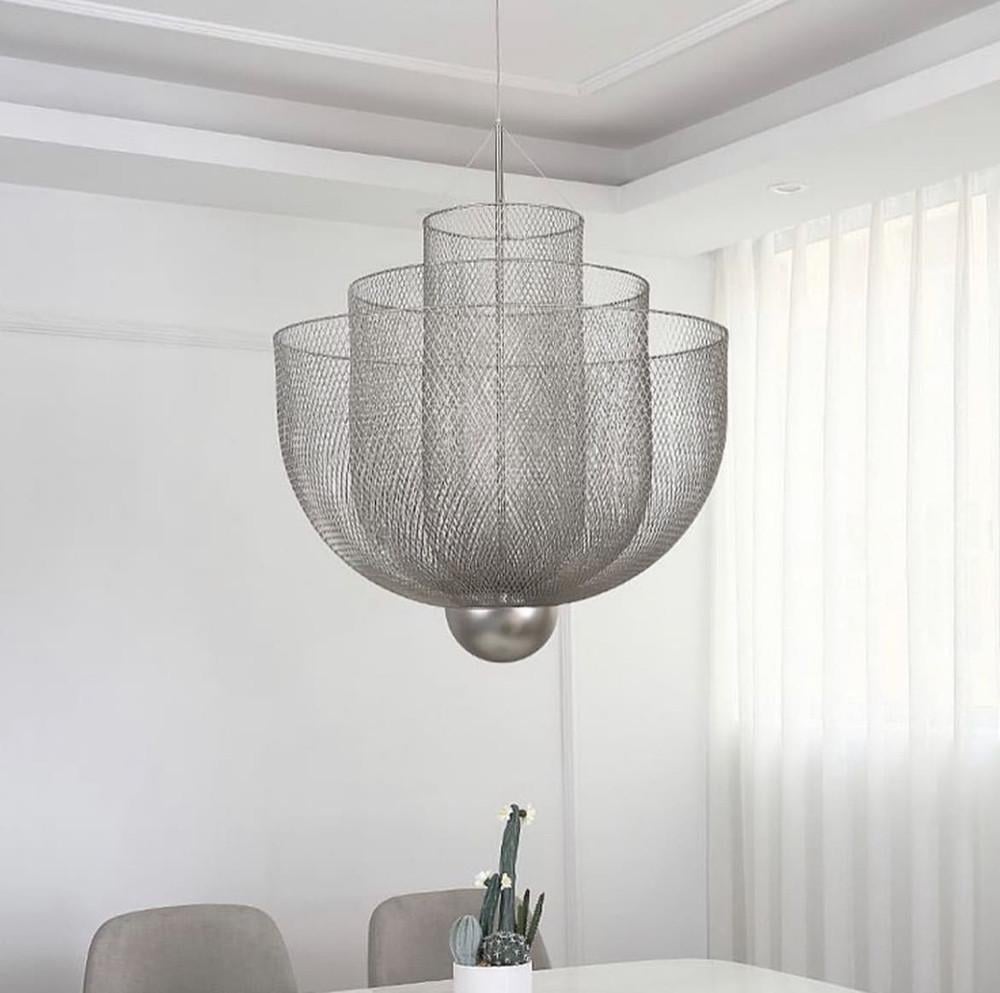 Світильник унікальний Meshmatics LED дизайнерський Хром (AA 237-600 CH)