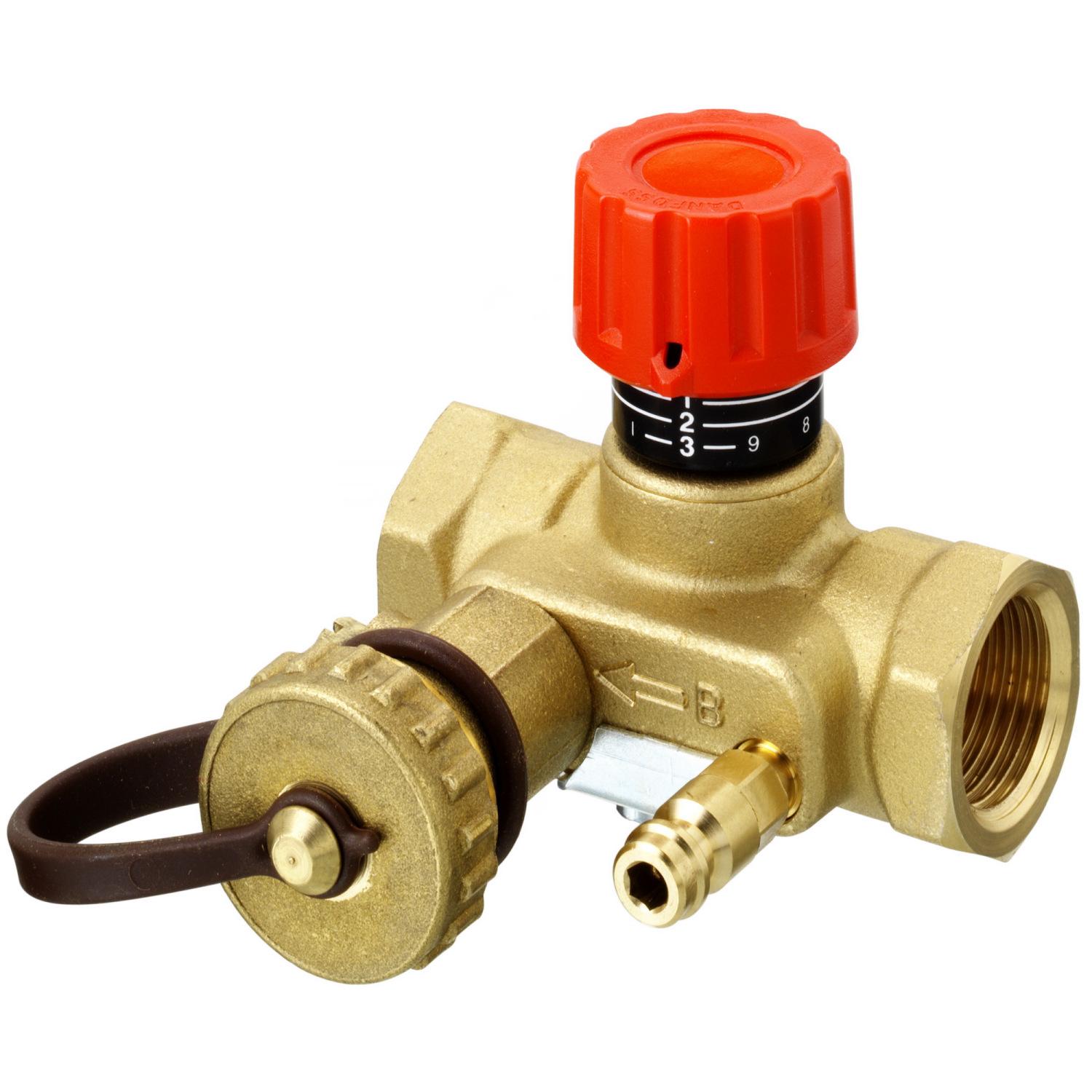 Кран радіаторний балансувальний прямий Danfoss USV-I 1/2" (003Z2131)