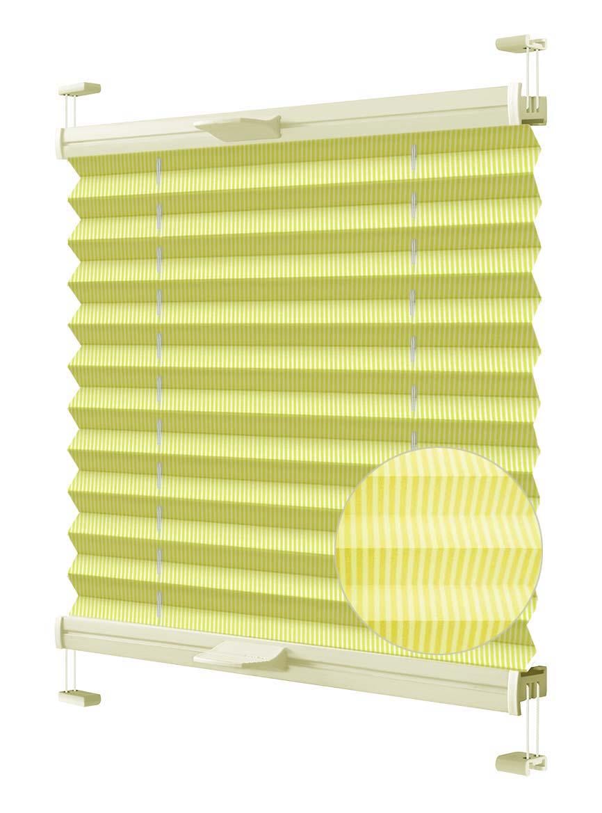 Жалюзи-плиссе Wenster тканевые Cosimo VS2 Vista Print 6065 92,5х80 см Желтый (921394119584)