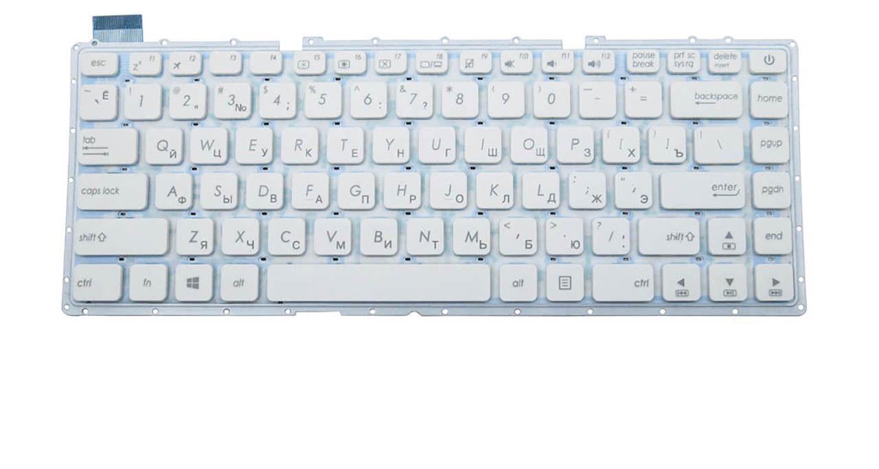 Клавиатура для ноутбука Asus K441 K441UB матовая ( 0KNB0-4126RU00)