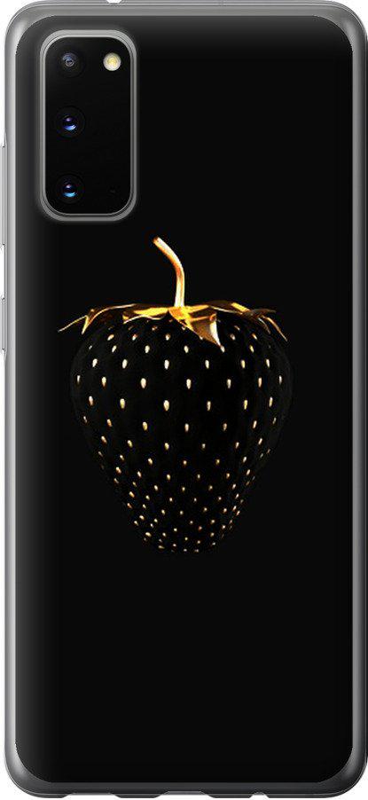 Чехол на Samsung Galaxy S20 Черная клубника (3585u-1824-42517)