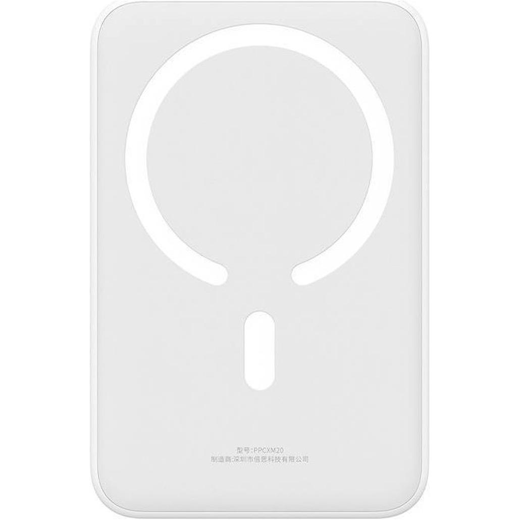 Зовнішній акумулятор Baseus Magnetic Bracket Mini 20000 mAh 20W White (P10022102212-01)