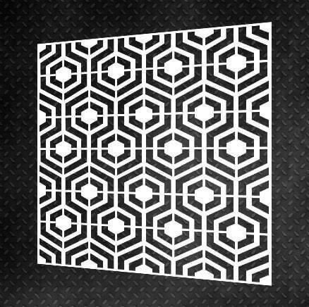 Трафарет багаторазовий DFA Геометрія 25 для штукатурки та фарби (G00025)