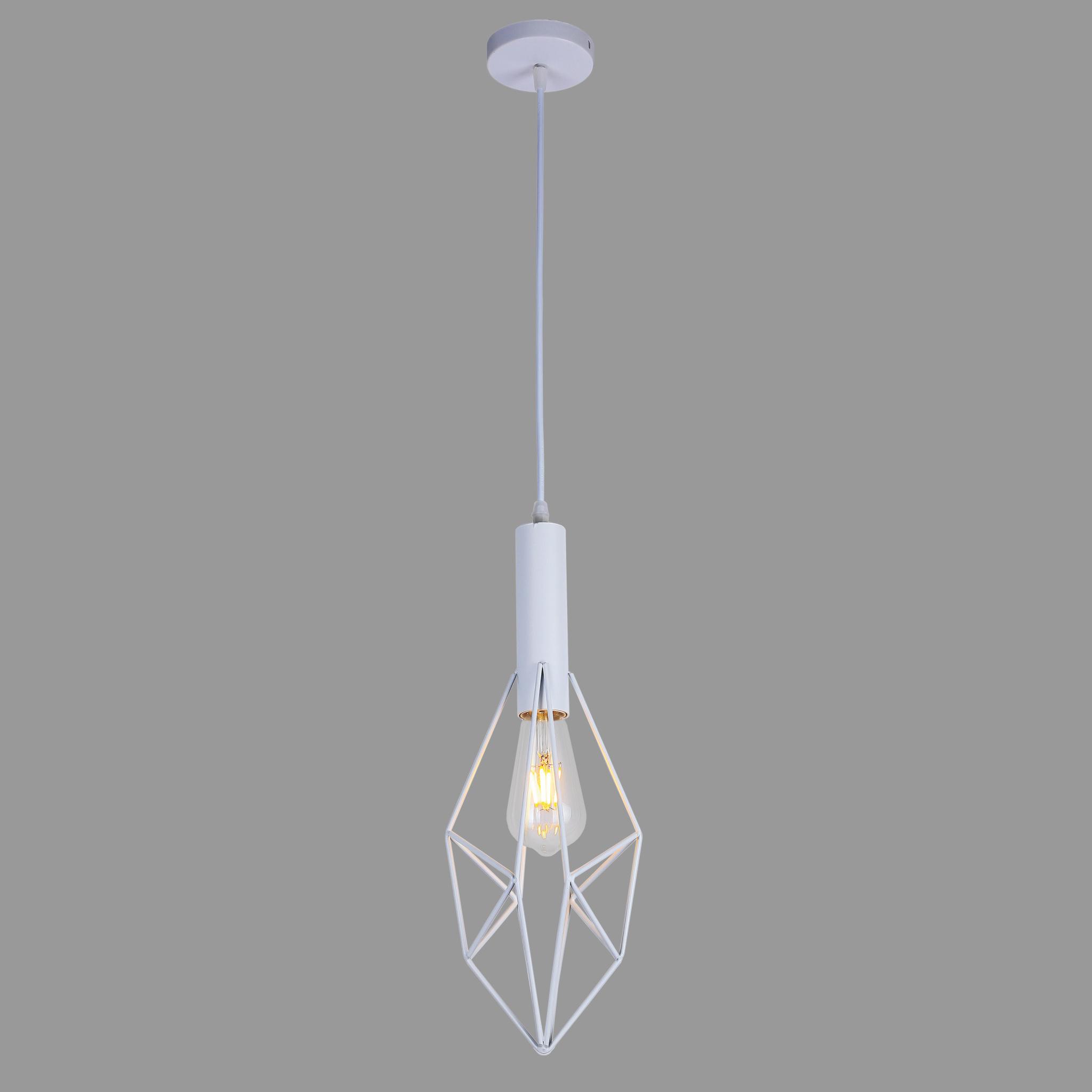 Люстра Loft Figure подвесная 44 см Белый (52-1204-1 BK)