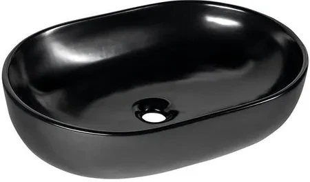Умывальник Sapho Caleo 60х42х14 см Черный матовый (CA590B)