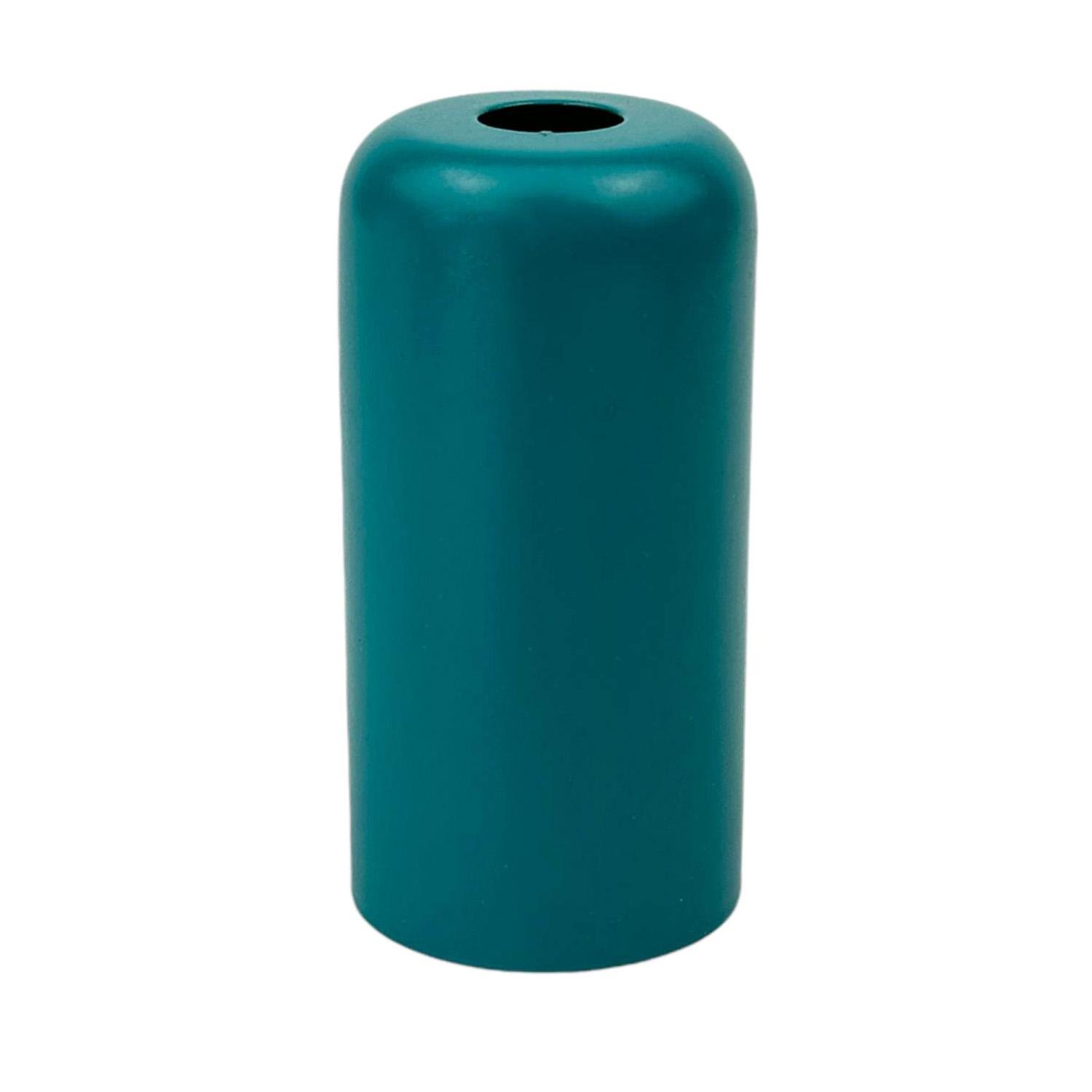 Накладка металлическая на патрон Е14 Бирюзовый