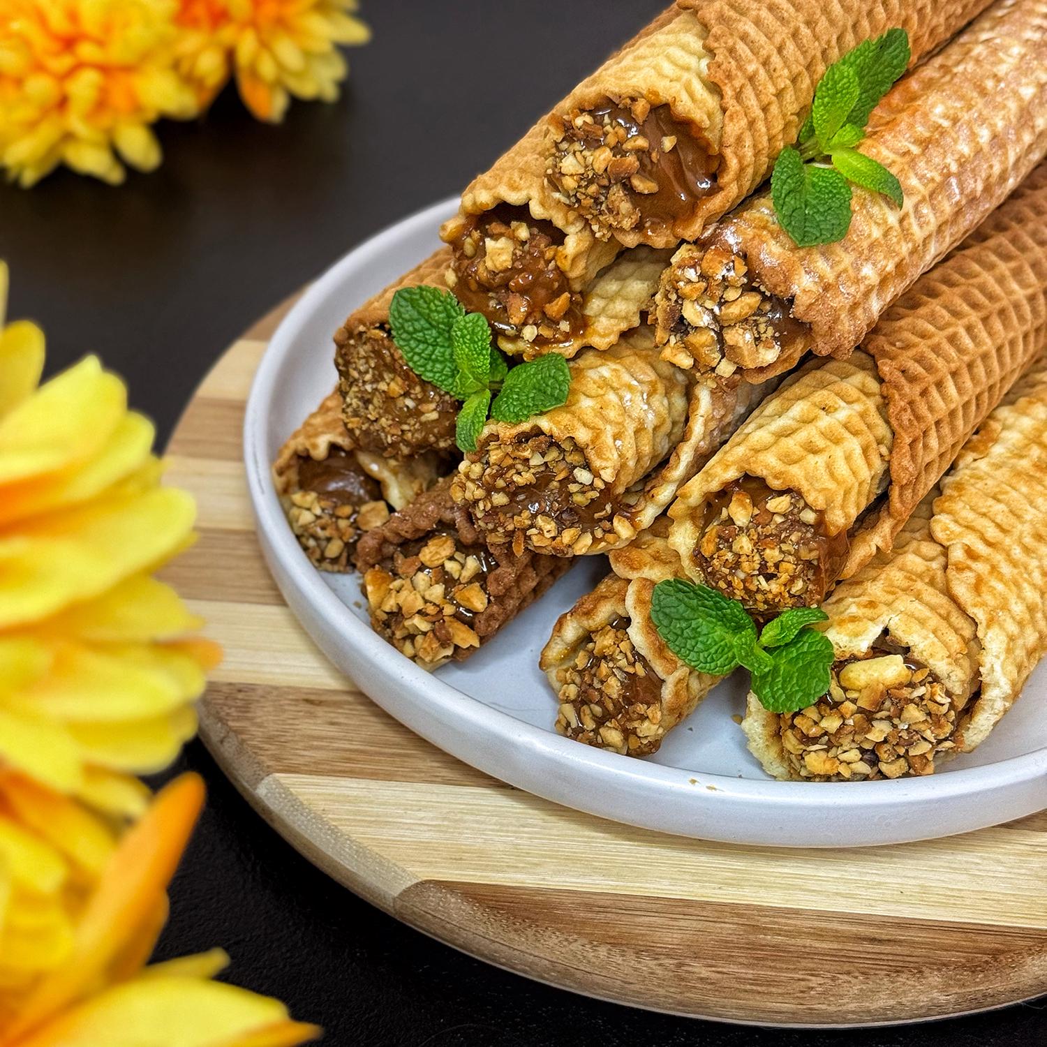 Форма для випічки вафельних коржів для тортових вафель на плиті Ø 18 см зі знімними ручками (28843773) - фото 41 Форма для випічки вафельних коржів для тортових вафель на плиті Ø 18 см зі знімними ручками (28843773) - фото 41