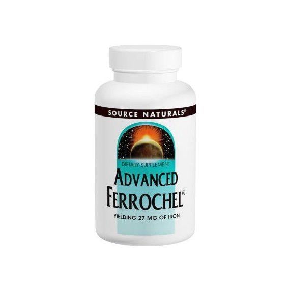 Мікроелемент Залізо Source Naturals Advanced Ferrochel 180 Tabs