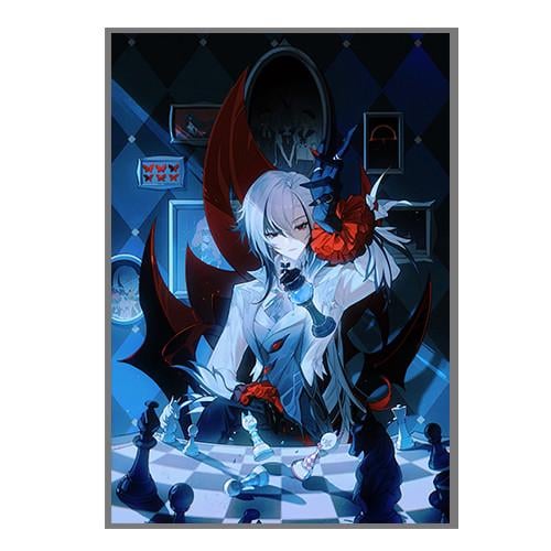 Постер плакат Арлекино Геншин импакт Genshin Impact 42х29 см (А3 poster_0788)