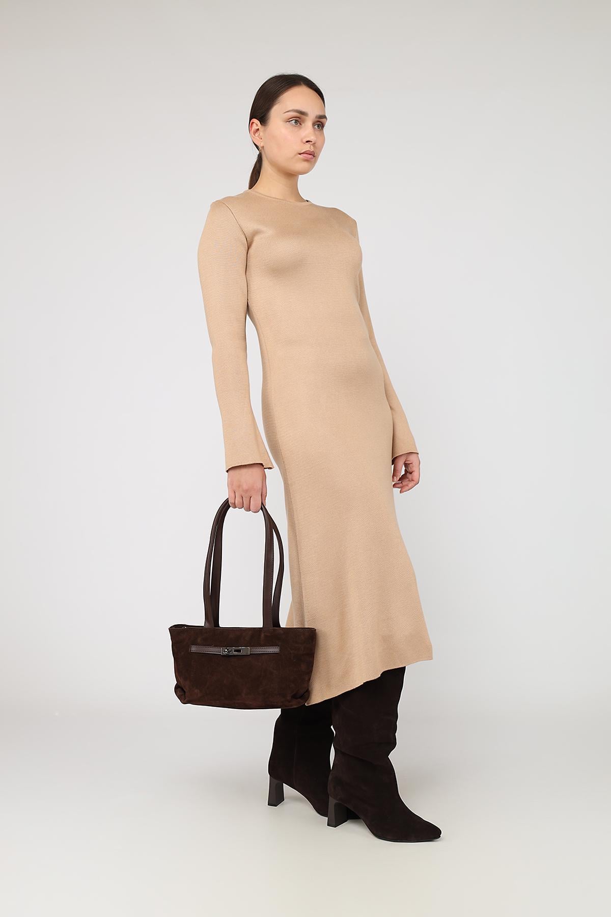 Платье женское Yuki ЦБ-00285731 р. 48 Бежевый (SKT001088782)