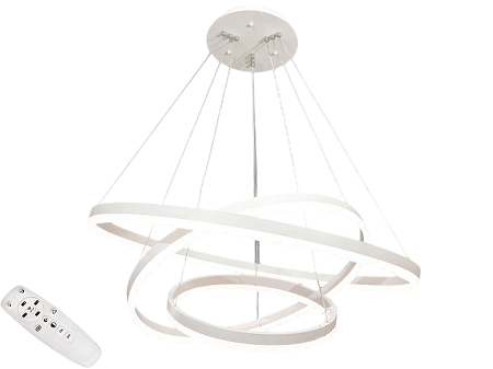 Люстра с диммером LED D8174-800+600+400WH dim (2437597191)