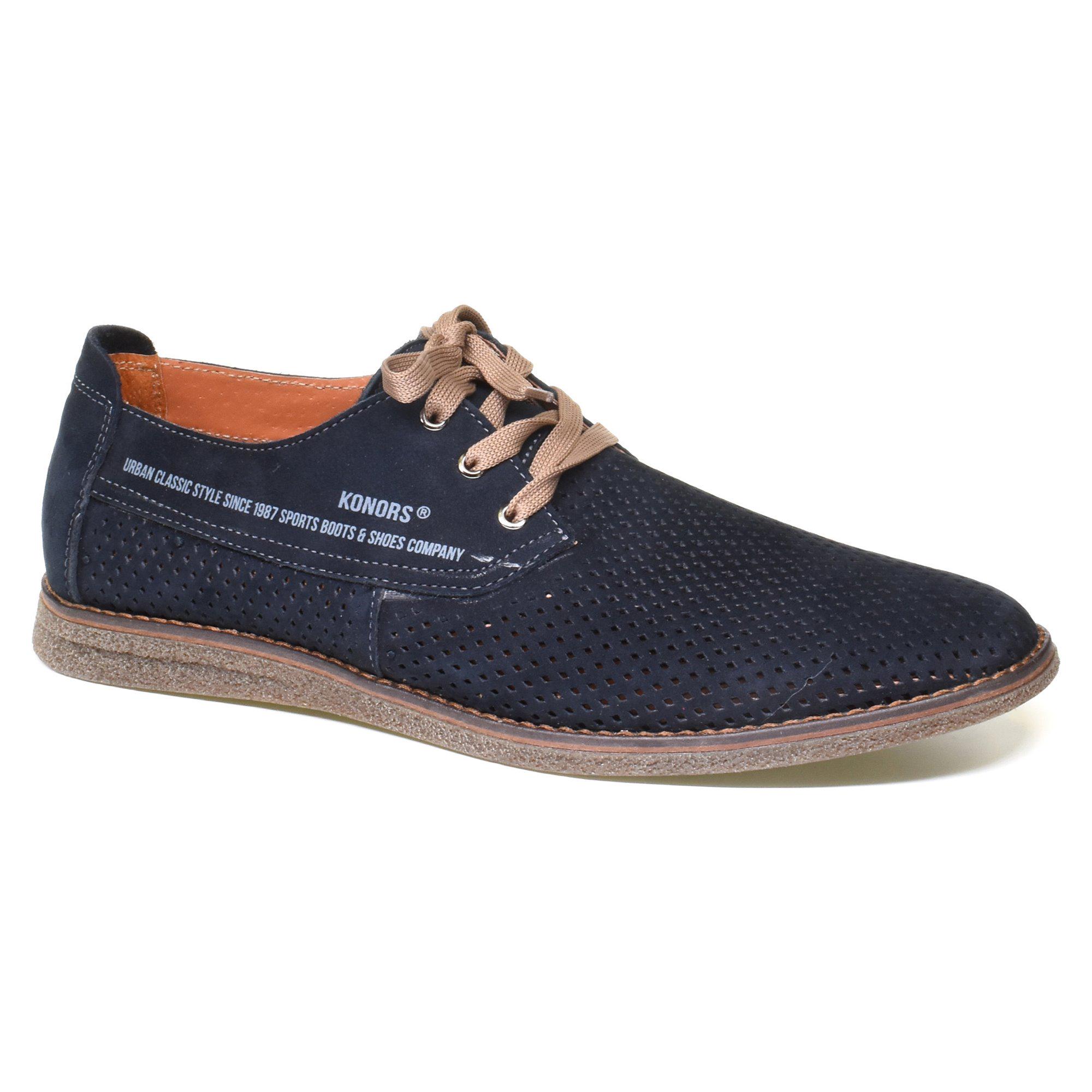 Туфли мужские весенние повседневные Konors р. 43 Синий (88993-43)