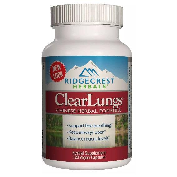 Комплекс для профілактики дихальної системи RidgeCrest Herbals Clear Lungs 120 Veg Caps (RCH136)