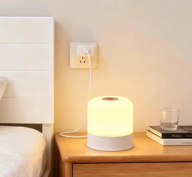 Ночник светодиодный сенсорный с пультом Белый (MS-W-E-8)