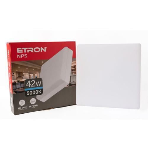 LED-светильник квадратный ETRON 1-EMP-787 NPS 42W 5000К IP20 (27552627)