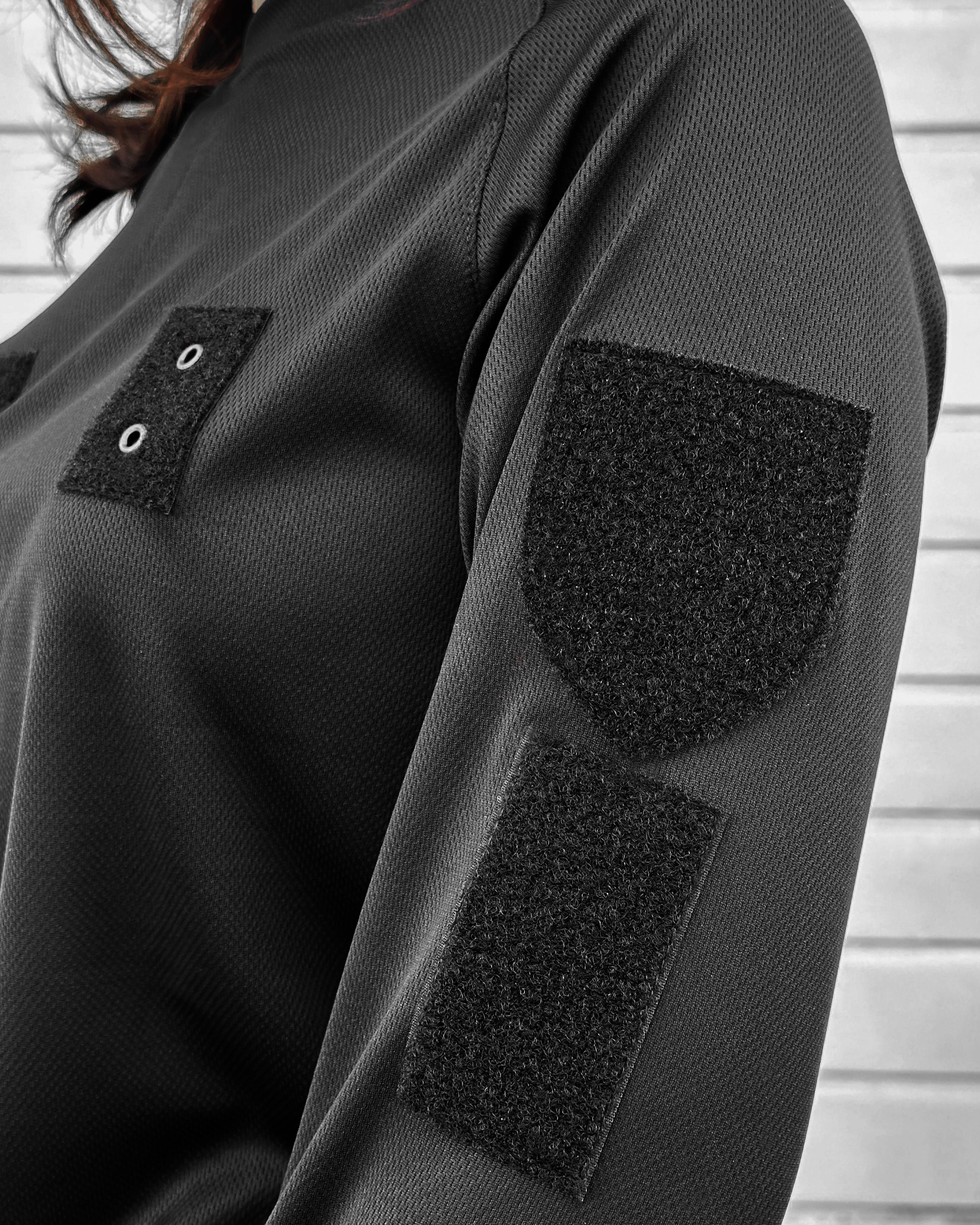 Кофта лонгслів жіноча Поліція XL Чорний (COF-6.XL) - фото 4 Кофта лонгслів жіноча Поліція XL Чорний (COF-6.XL) - фото 4