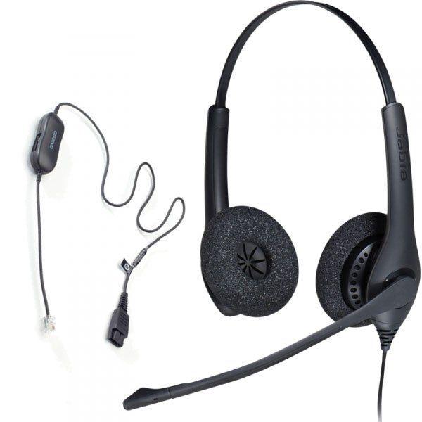 Наушники Jabra BIZ 1500 Duo QD (1519-0154) - фото 1