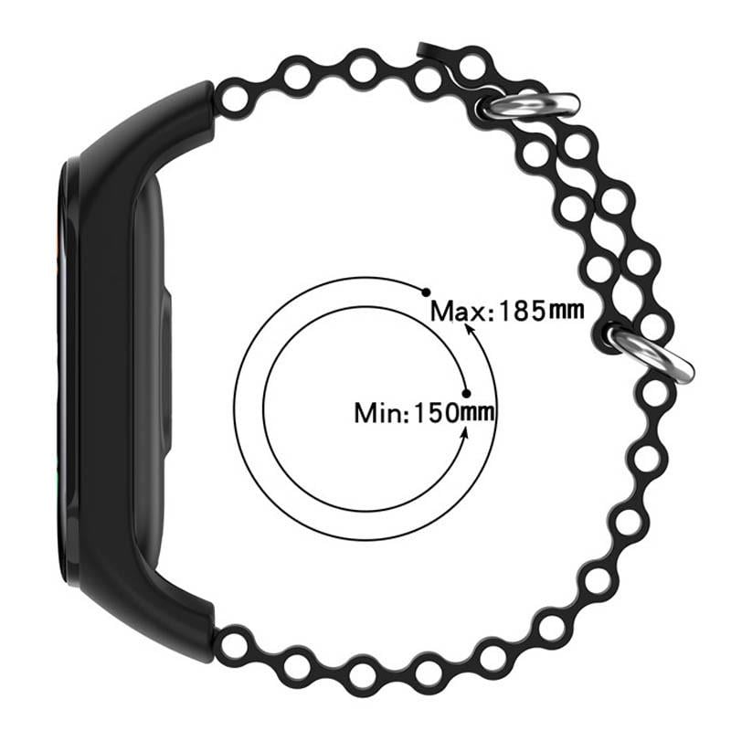 Ремешок Epik Ocean Band для Xiaomi Mi Band 7/6/5/4/3 Black (00000064769_2) - фото 5