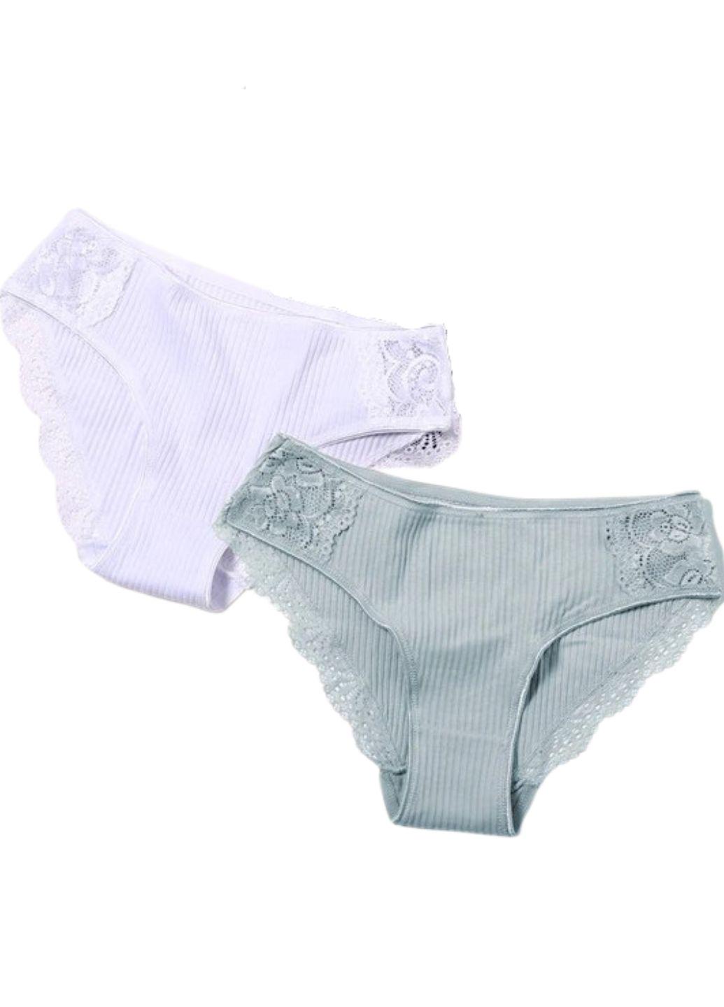 Комплект женских трусиков-слепов FINETOO M р. 42 2 шт. Комбинированный