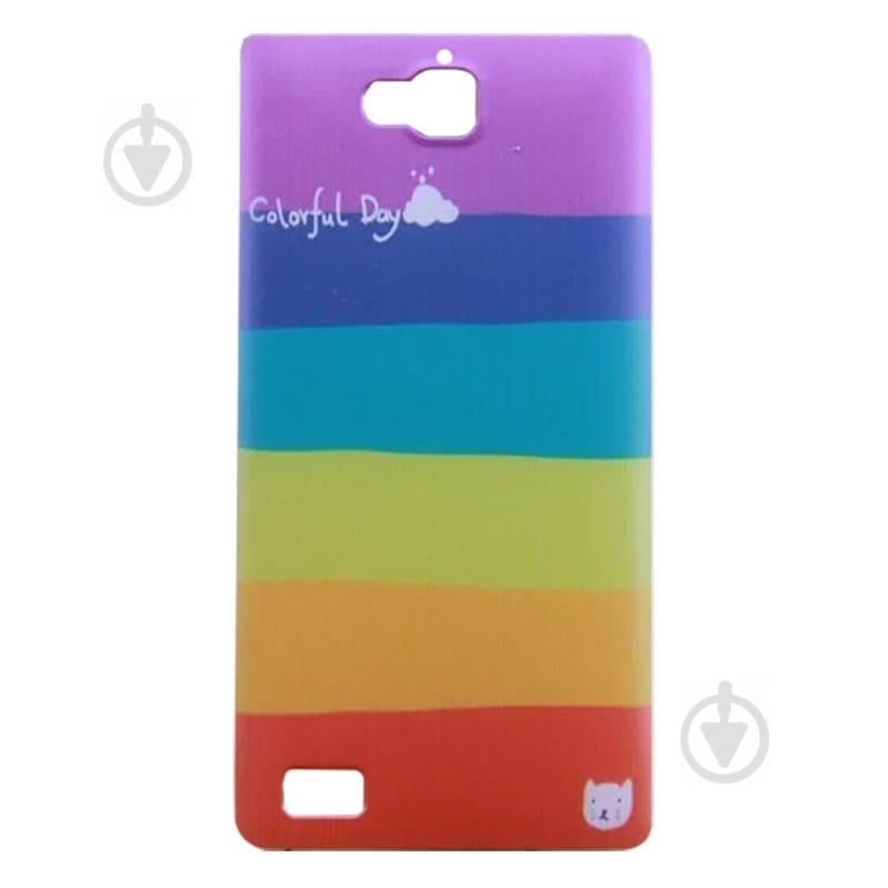 Чехол с рисунком Printed Plastic для Huawei Honor 3C Радуга (hub_JUUS37468)