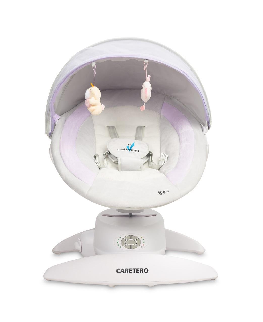 Гойдалка-шезлонг дитяча Caretero Opti Pink (2152531356) - фото 2