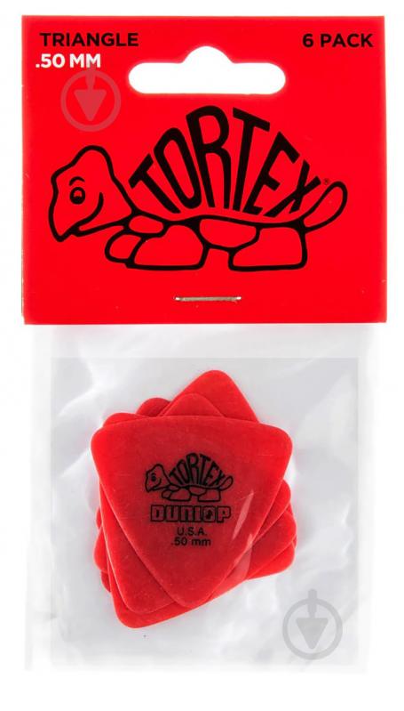 Медиаторы Dunlop 431P.50 Tortex Triangle Player's Pack 0.50 mm (6 шт.)