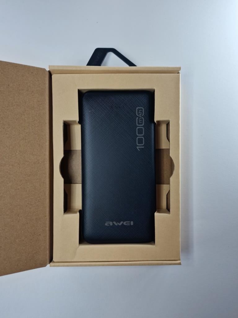 Внешний аккумулятор Power bank Awei P28K 10000 Mah Чёрный - фото 2