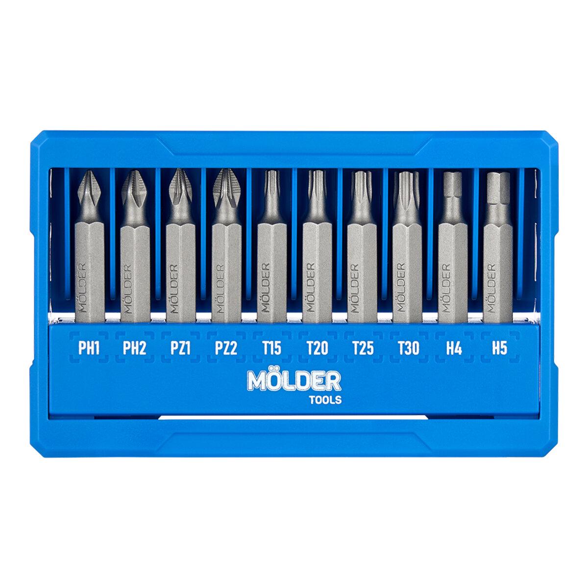 Набор битов Molder 50 мм 10 шт. Набор битов Molder 50 мм 10 шт.