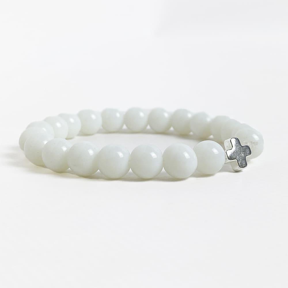 Браслет Агат Белый (9040-267)