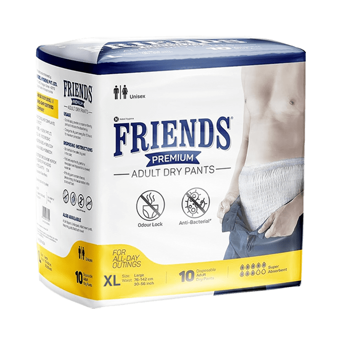 Подгузники-трусы для взрослых Friends Premium XL (8906008231380)