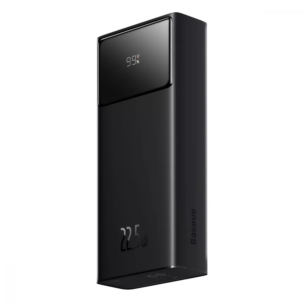 Повербанк BASEUS 20000 mAh 2USB/Type-C PD/QC 22,5 W 3 A PPXJ080001 Black (589438)