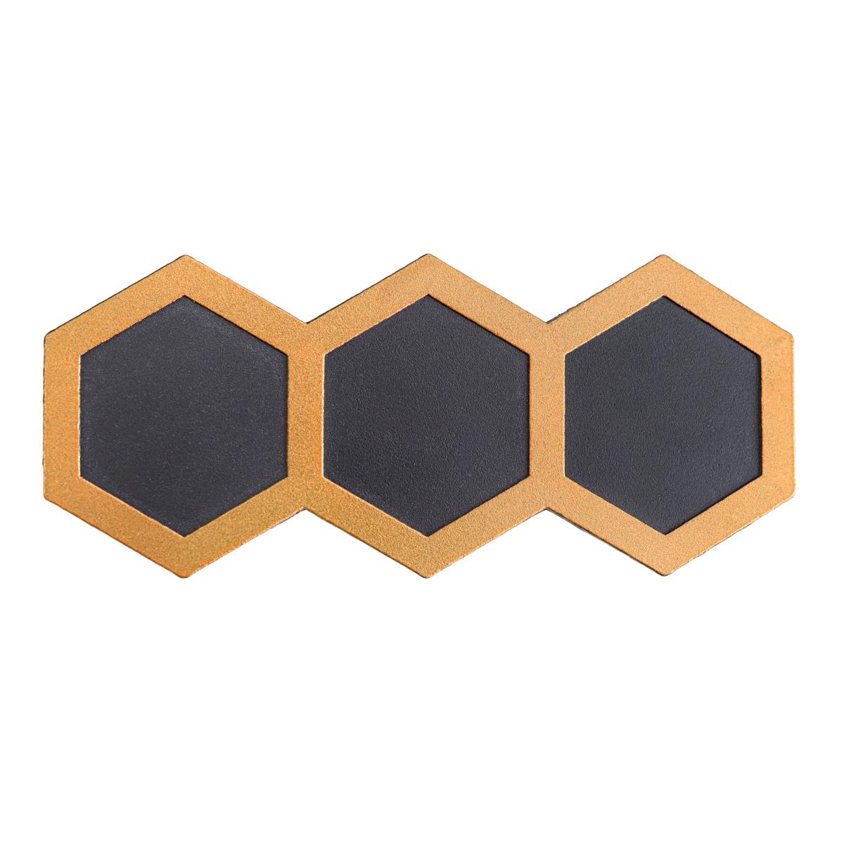 Подсветка соты Brille AL-621/6х1W WW Led IP54 BK/G