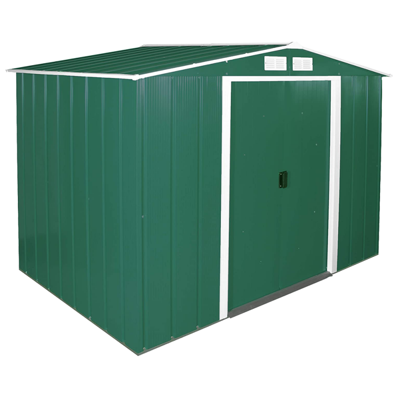 Сарай металлический Duramax ECO 262x182x191 см Зеленый с белым