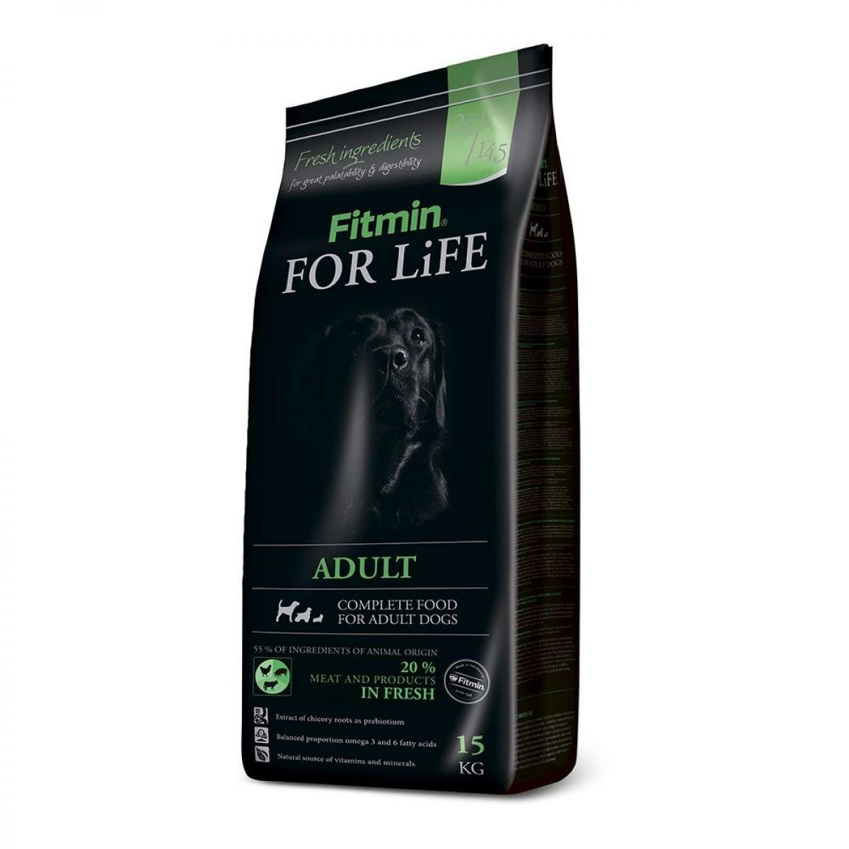 Корм сухий Fitmin For Life для дорослих собак усіх порід 3 кг