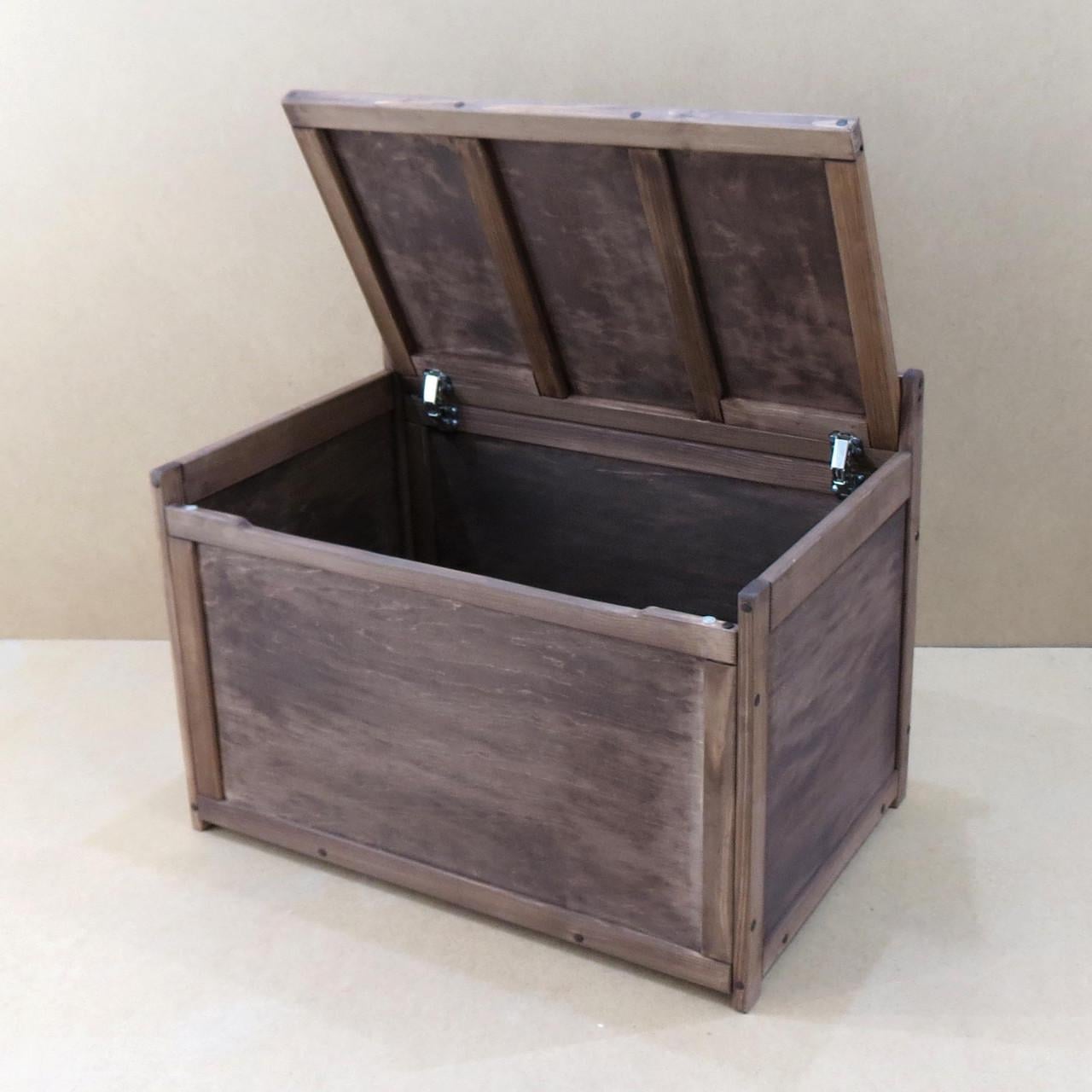 Сундук напольный из дерева Замбези Капучино (СНД-000309)