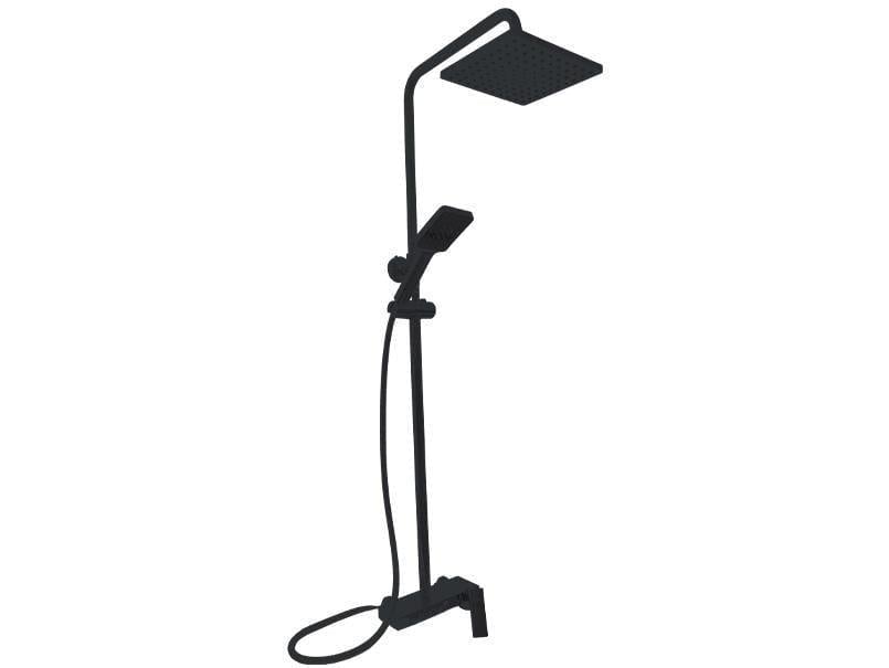 Душевая система AiM DG06344 со смесителем на 3 функции Черный матовый (RS-DG06344 matte Black)
