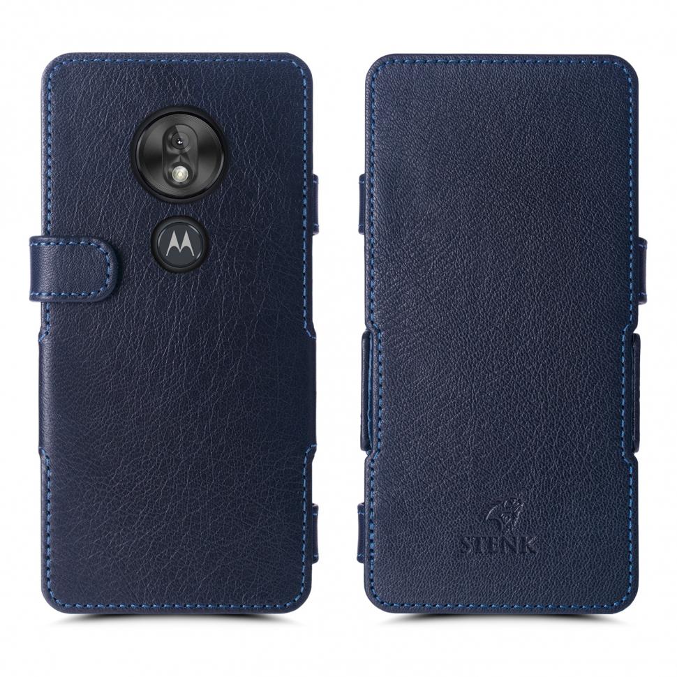 Чехол книжка Stenk Prime для Motorola Moto G7 Play Синий (63573)