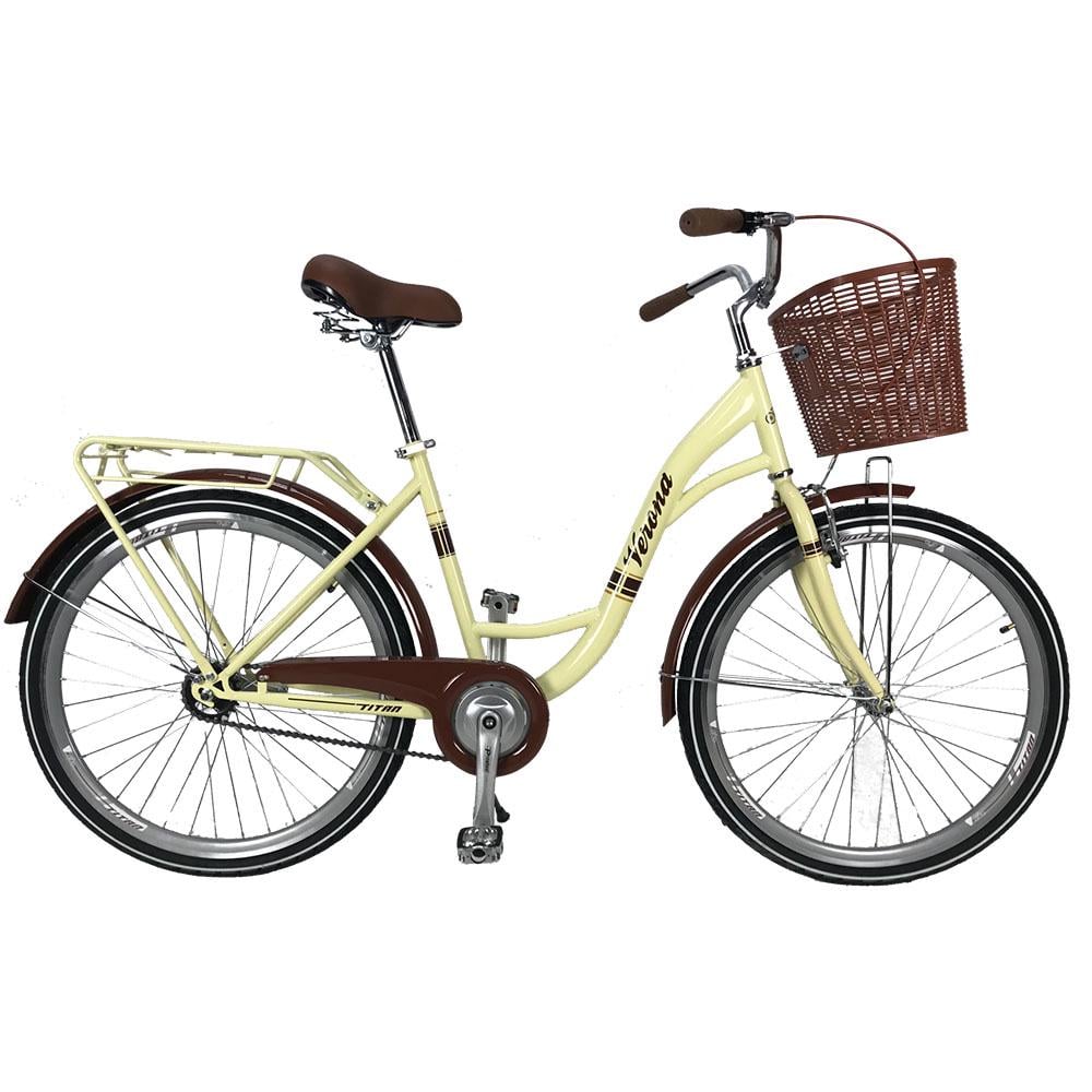 Велосипед Titan Verona Чехия 2021 26" Бежевый (26TWCT21-003647)