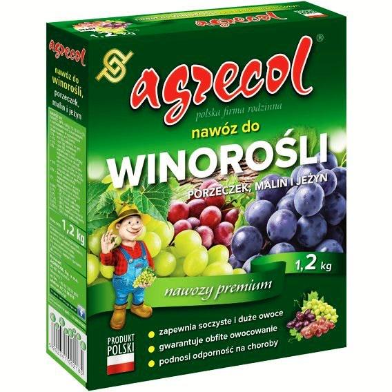 Удобрение комплексное минеральное Agrecol NPK 8.7.22 для винограда малины и смородины 1,2 кг (50218/218)