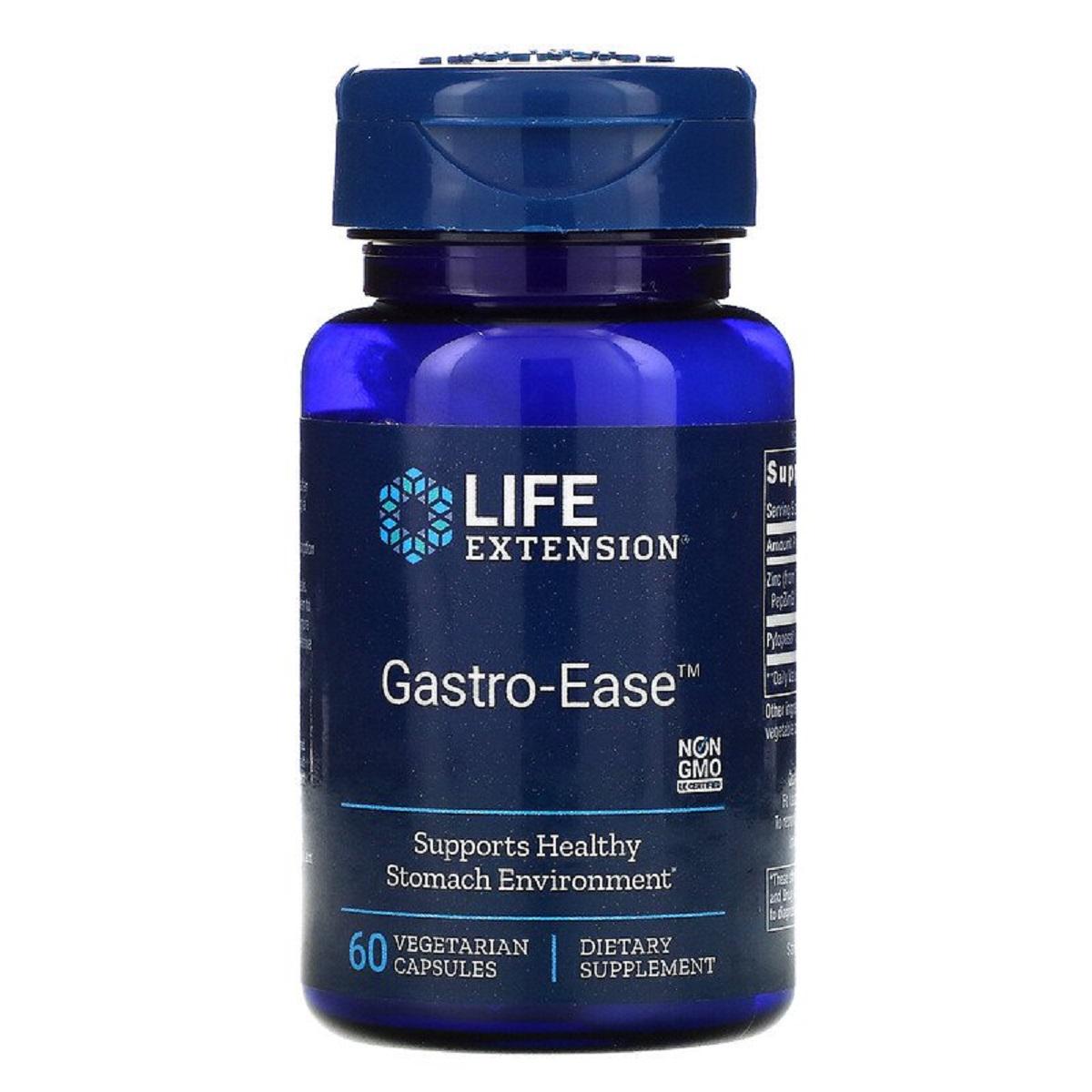 Витамины Life Extension Восстановление желудка Gastro-Ease 60 вег. капс. (13305)