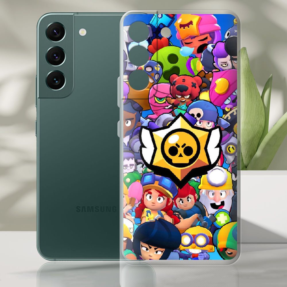 Чехол BoxFace Samsung Galaxy S22 Plus (S906) Brawl Stars Прозрачный силикон (44381-up2389-44182) - фото 2