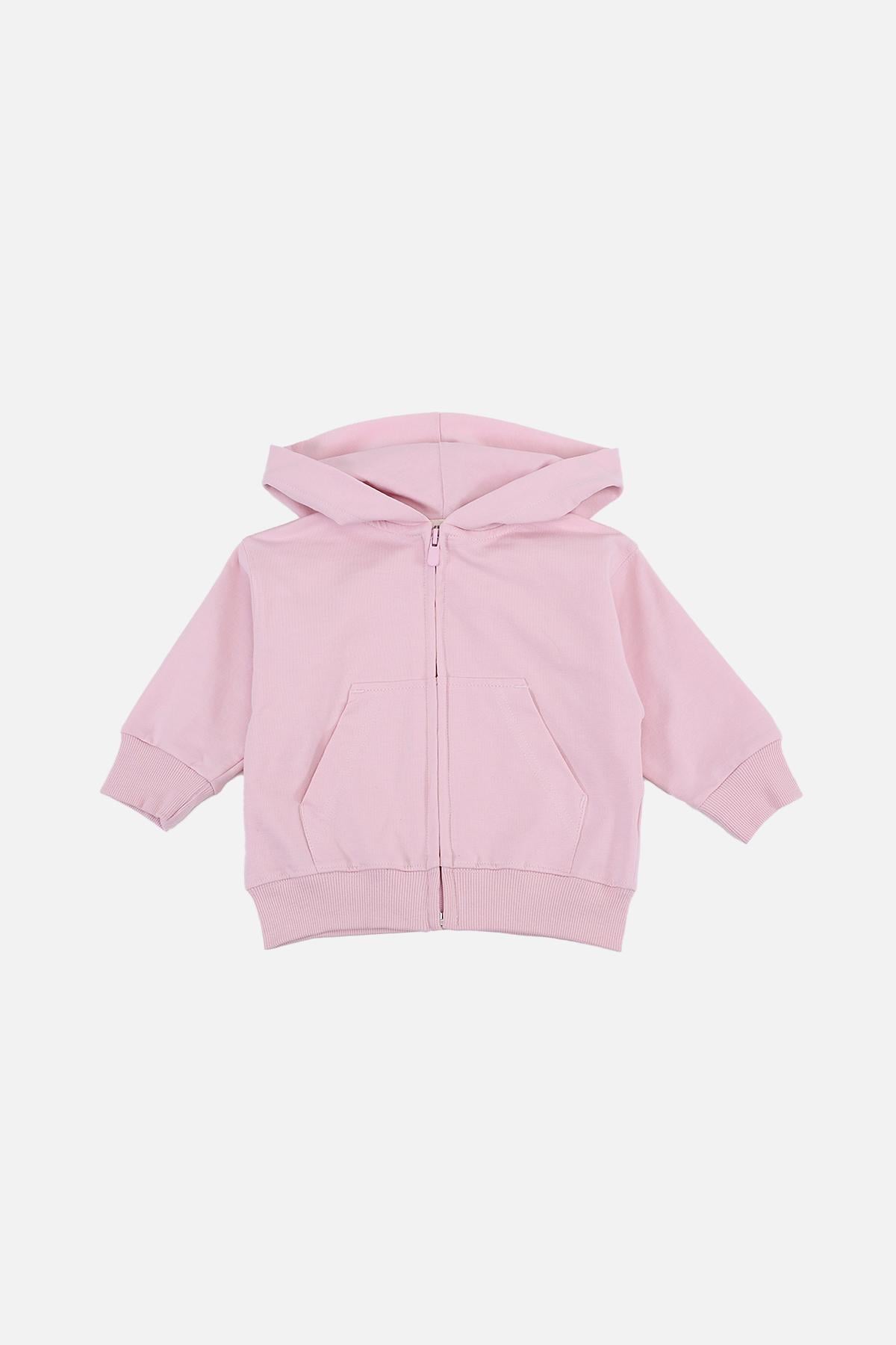 Толстовка детская Yuki для девочки на молнии 92 см Светло-розовый (ЦБ-00288387)