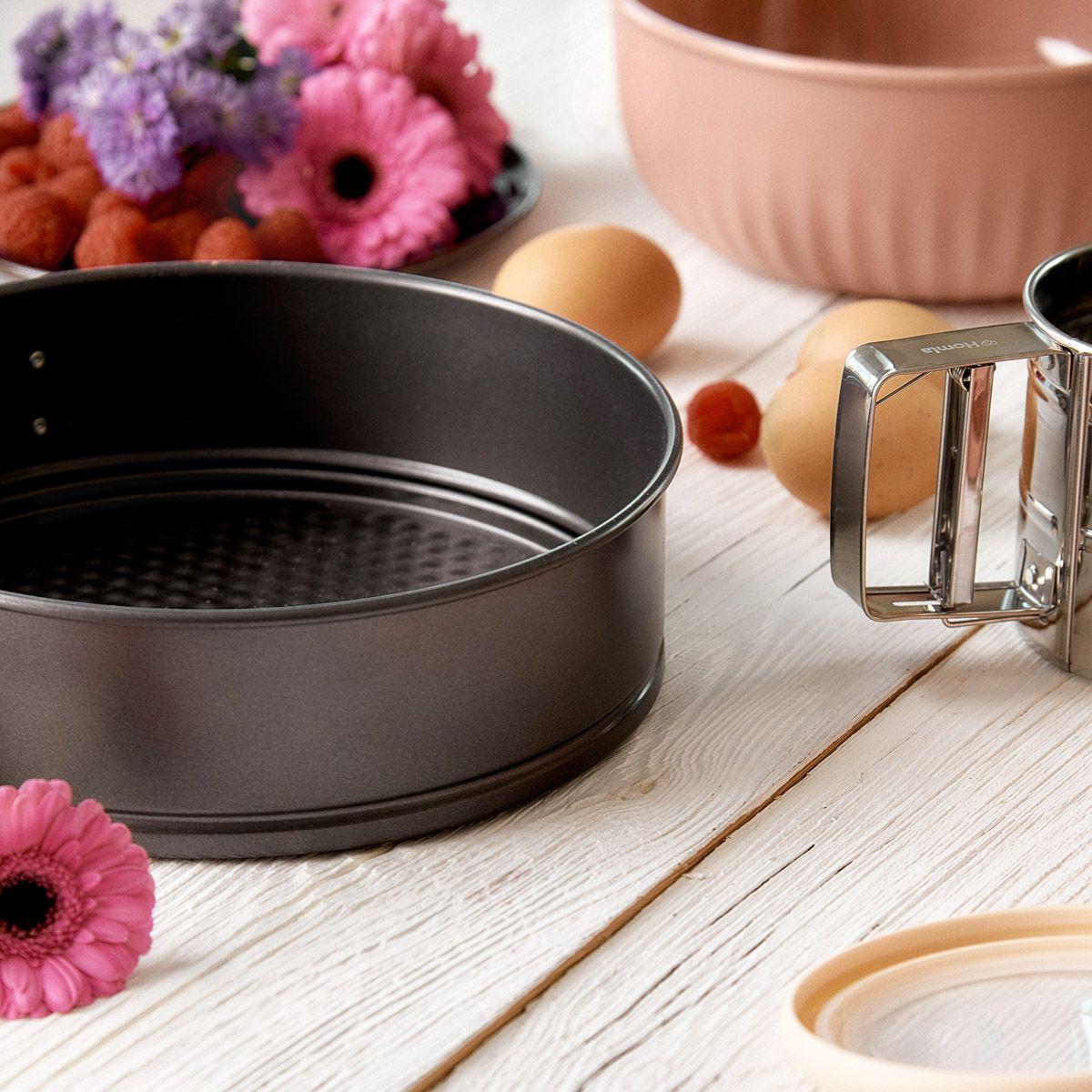 Форма для выпечки с крышкой Homla FEBE 26х7 см Черный (210997) - фото 8 Форма для выпечки с крышкой Homla FEBE 26х7 см Черный (210997) - фото 8