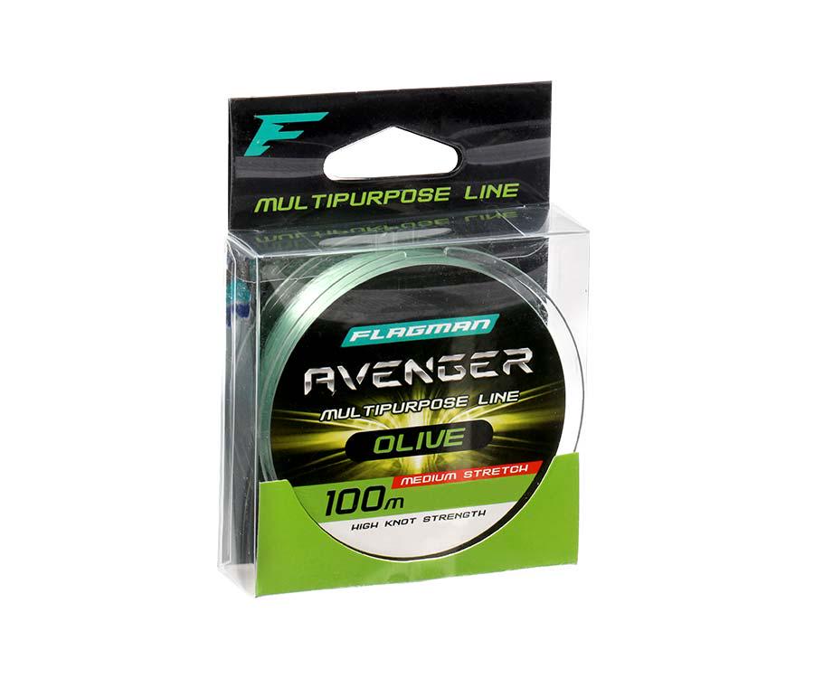 Волосінь Flagman Avenger Olive Line 100 м 0,25 мм - фото 2