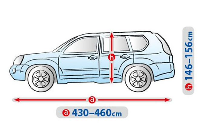 Тент на джип Kegel-Blazusiak Basic Garage Off Road/SUV L 5-3968-241-3021 430-460 см - фото 3