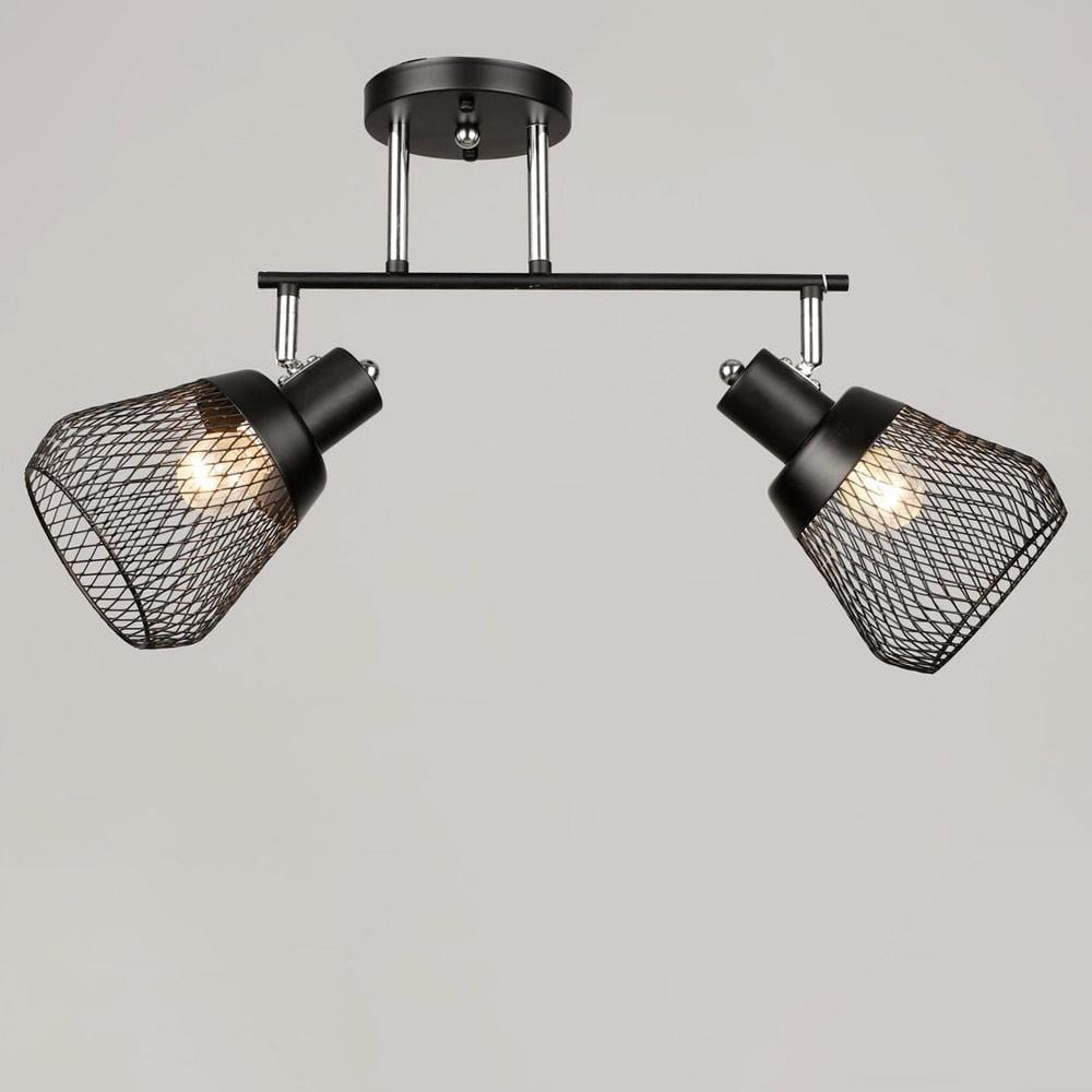 Люстра потолочная Light House SRS-20820/2 Черный/Хром